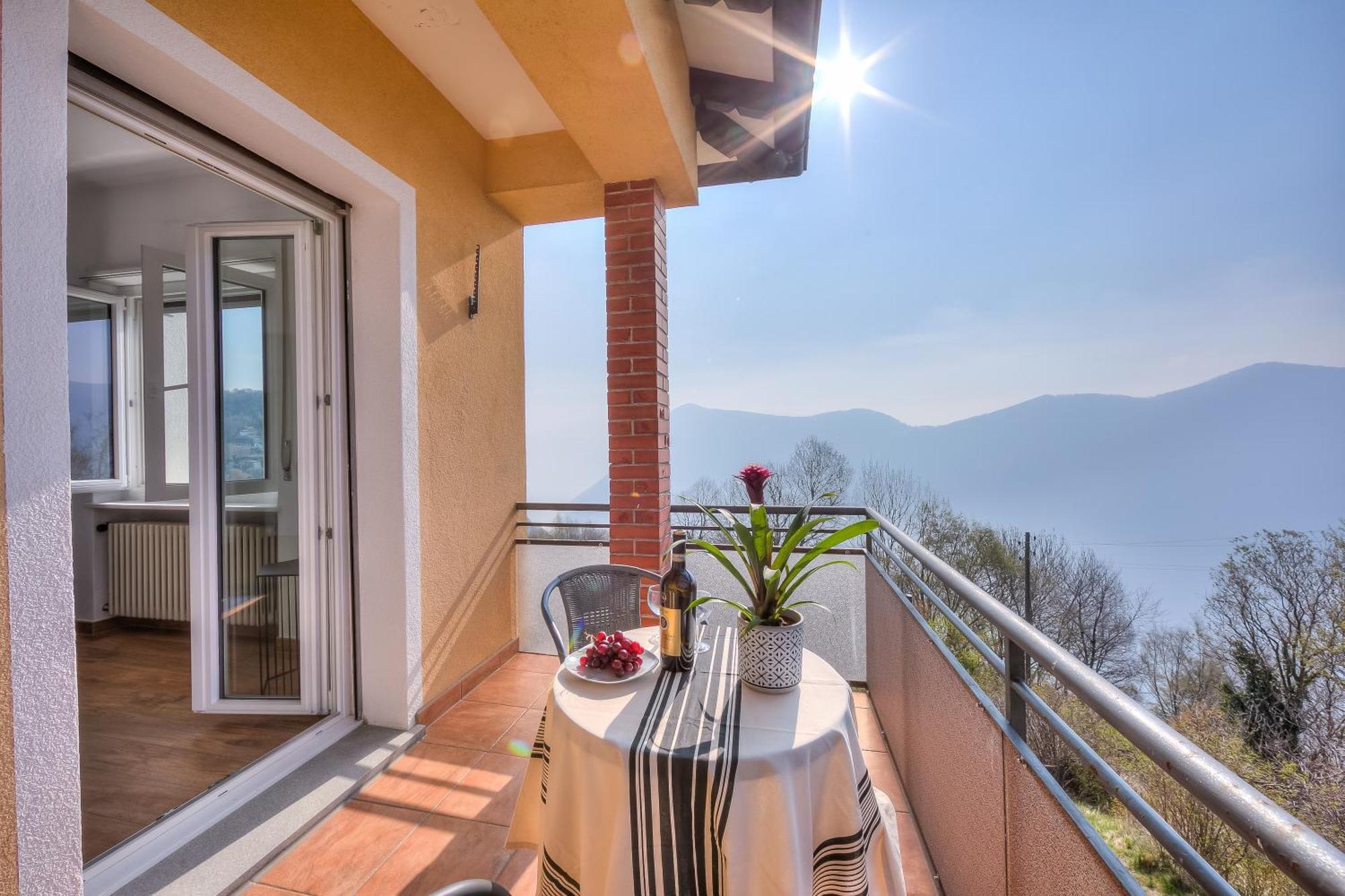 Ca' Gina Panoramica - Monte Bre - Happy Rentals Лугано Екстер'єр фото